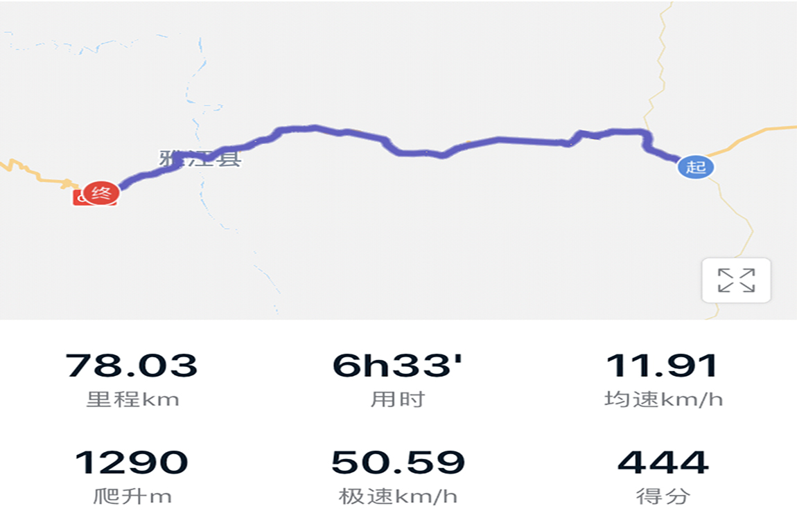 Day8:瓦泽(3458)--高尔寺(3934)--雅江(2530)--相克宗(3559)    78km   总行程471KM